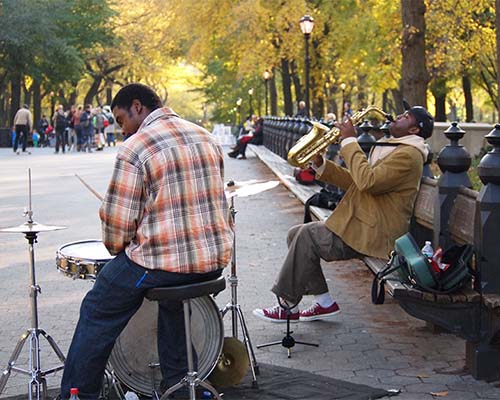 Central Park musicians