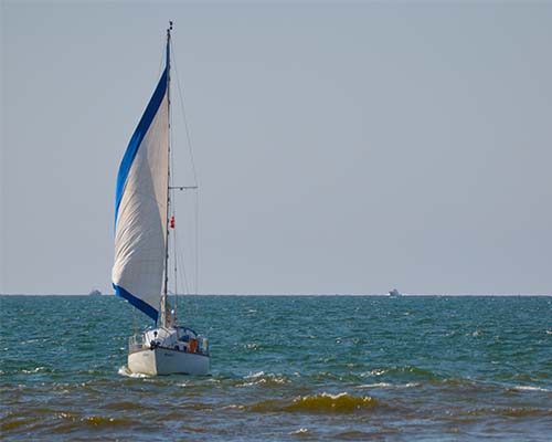 Michigan Lake sailboat